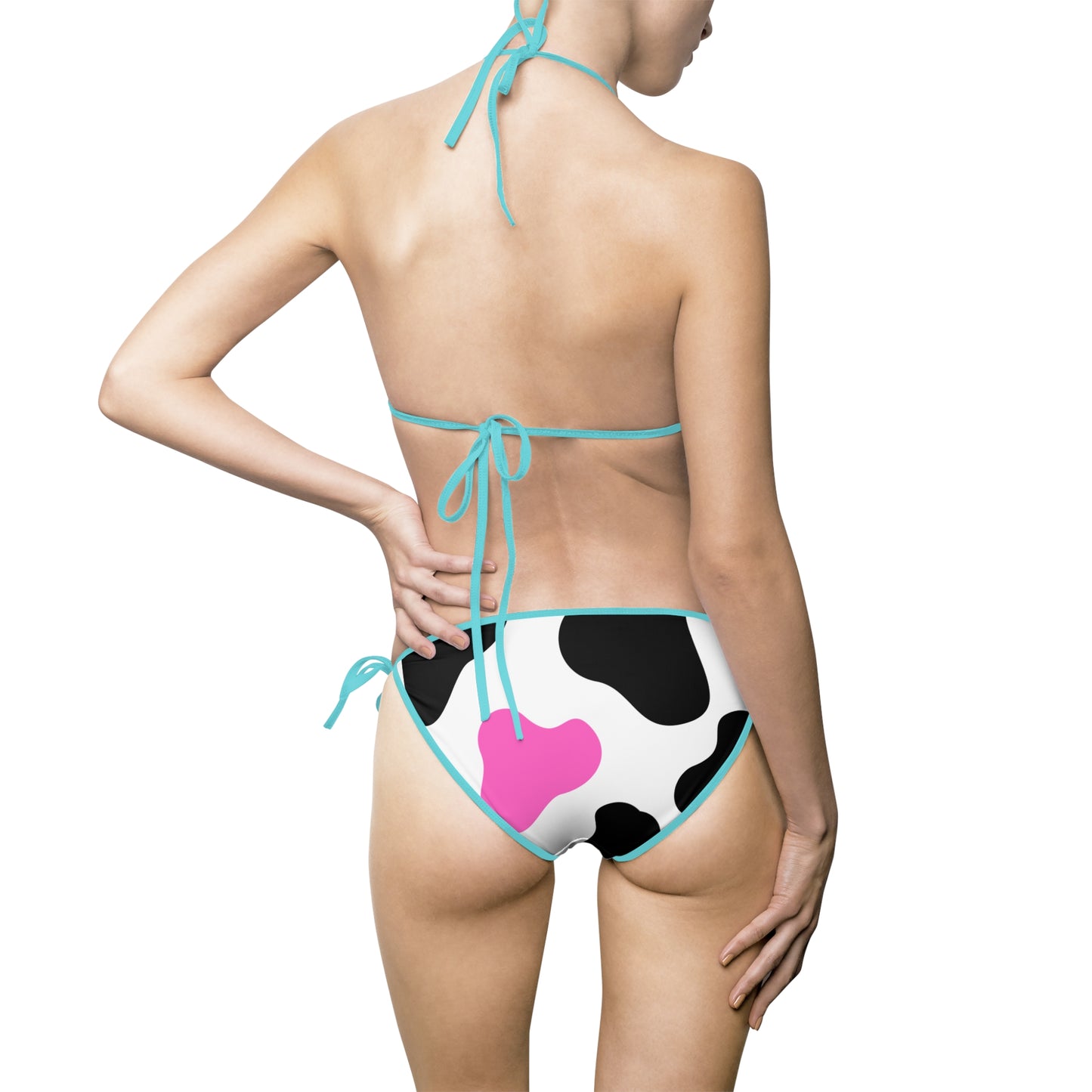 Cow Print Women's Bikini Swimsuit