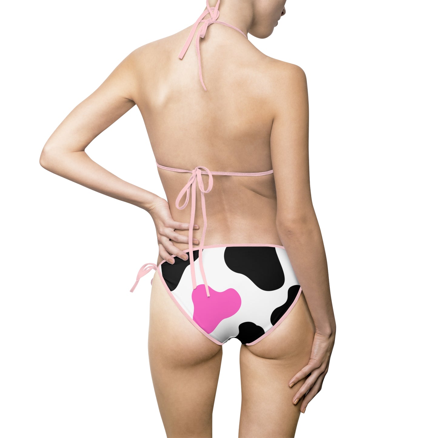 Cow Print Women's Bikini Swimsuit