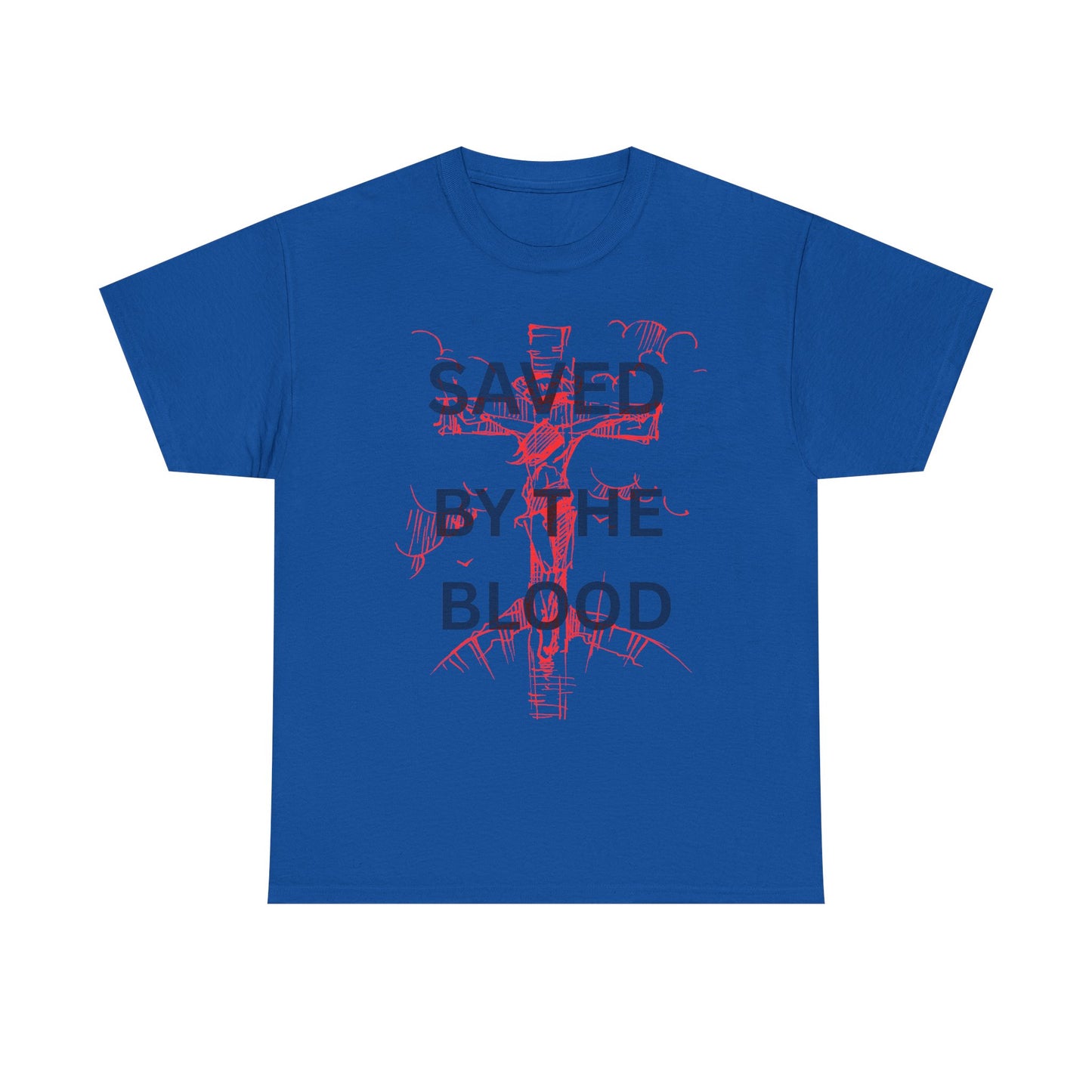 Christian Graphic Tee, Saved By The Blood Shirt,