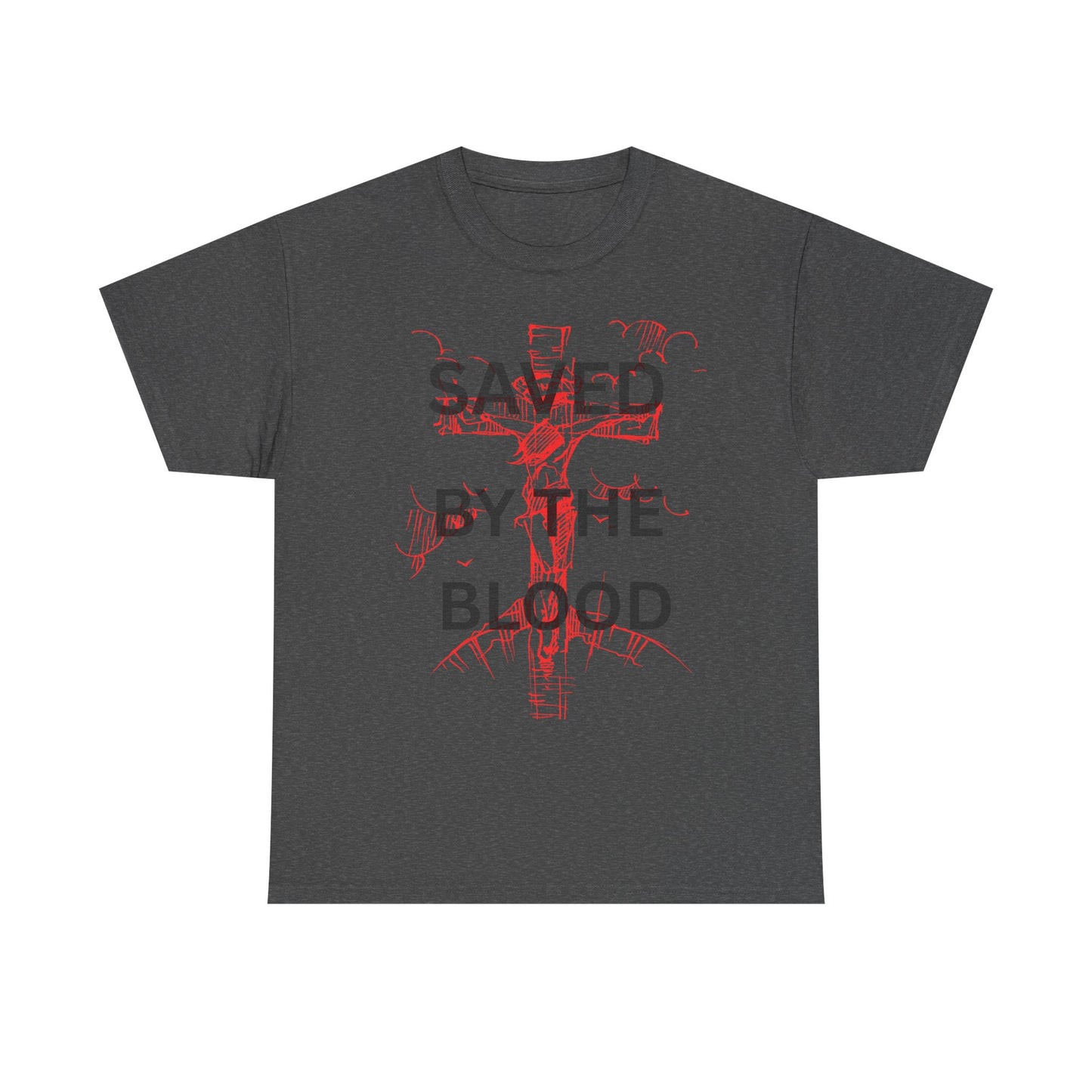 Christian Graphic Tee, Saved By The Blood Shirt,