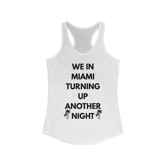 Women's Ideal Racerback Tank -Miami vibe -summer