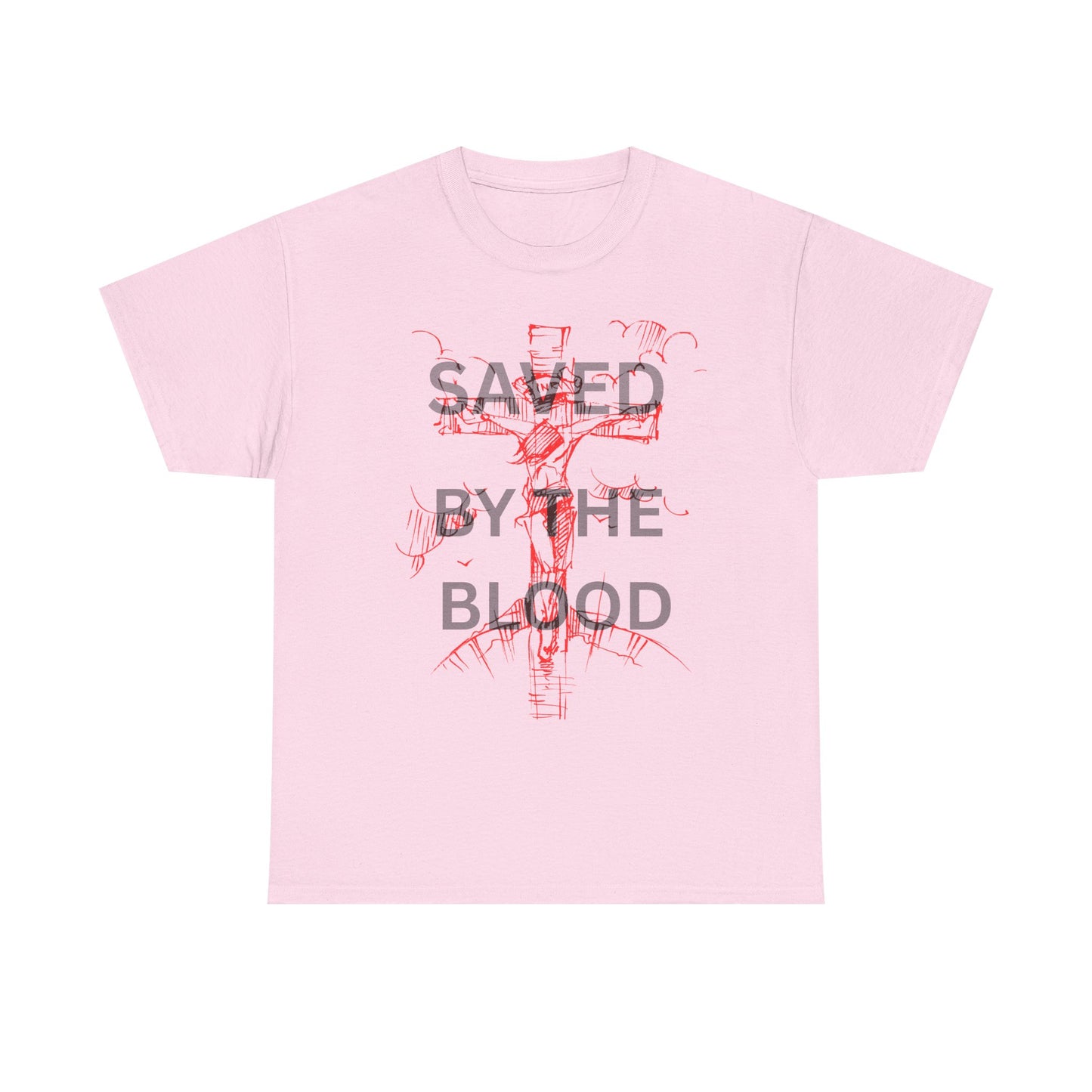 Christian Graphic Tee, Saved By The Blood Shirt,